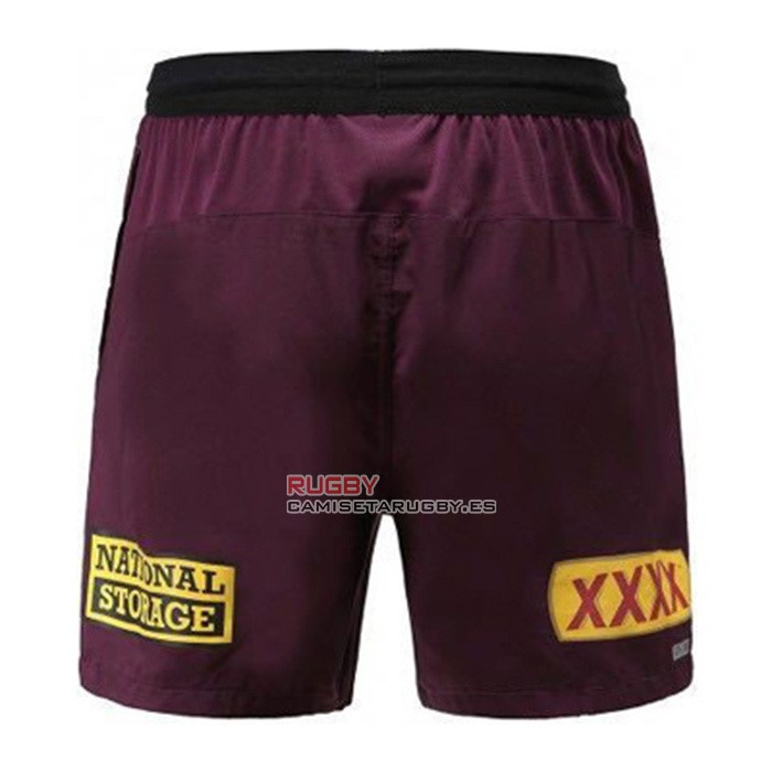Pantalones Cortos Brisbane Broncos Rugby 2020 Marron